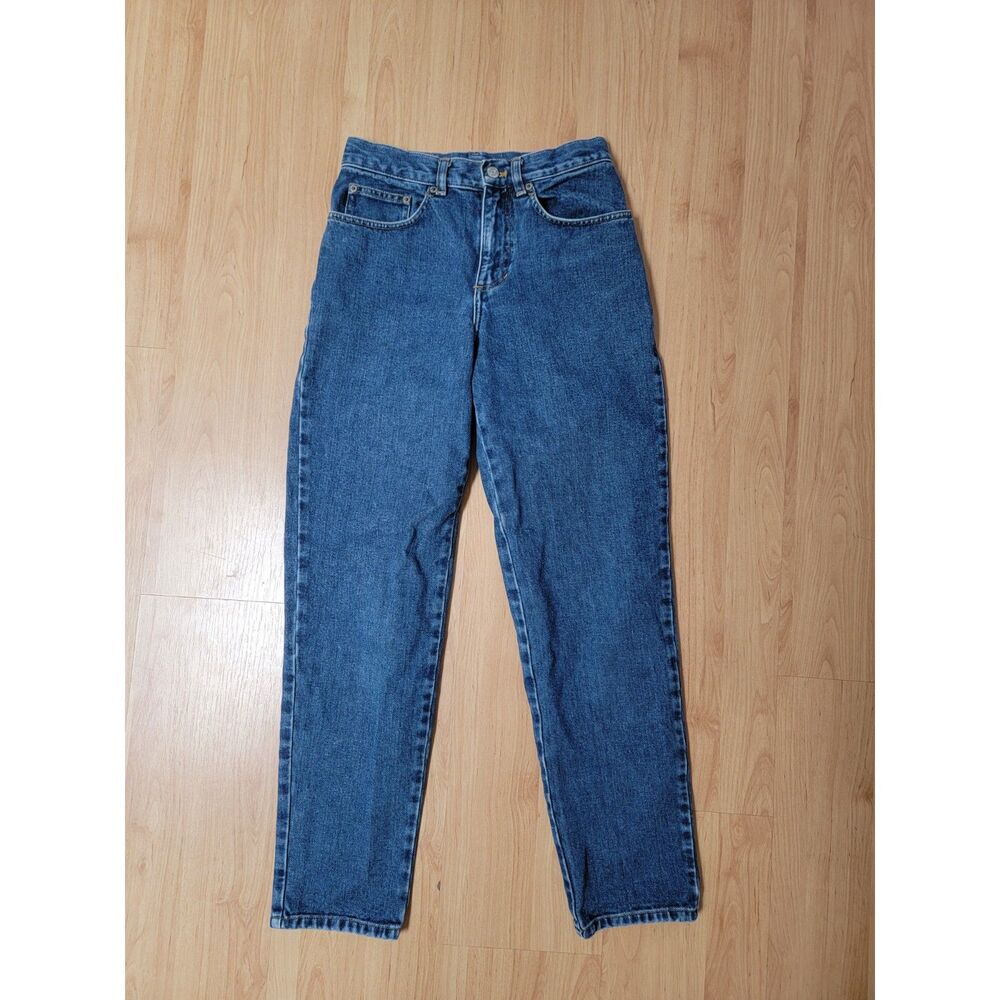 Lauren Jeans Co Ralph Lauren 100% Cotton Straight Leg Jeans Blue Petite 2P
